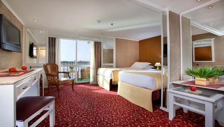 Cabin aboard the MS La Traviata Nile Cruise Nile cruise